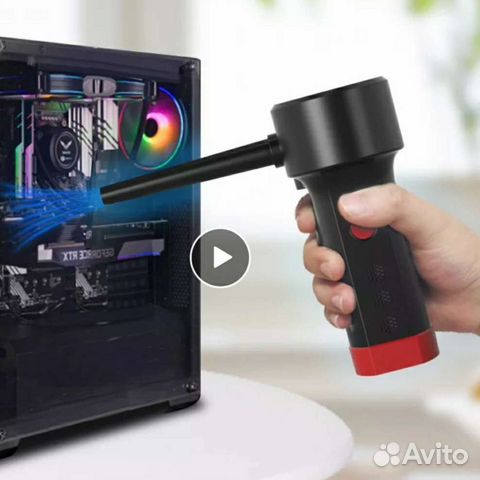 Компрессор воздуходувка 6000мА чистка компьютера