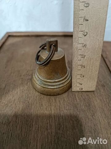 Колокольчик старинный бронза