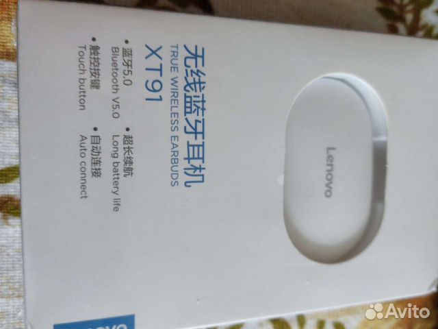 Беспроводные наушники lenovo XT91