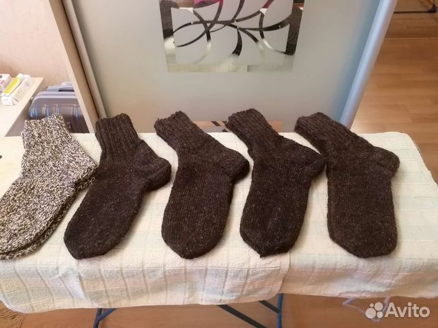 Вязанные носки ручной работы