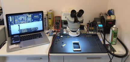 Пайка, ремонт материнских плат, сложный ремонт