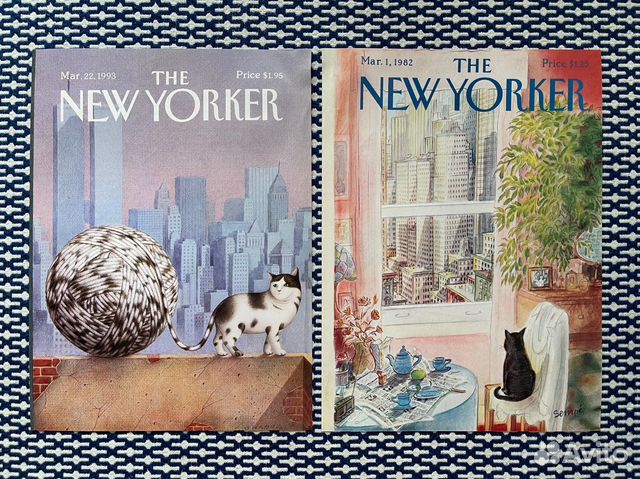 Постеры обложек The New Yorker (Коты и Кошки)