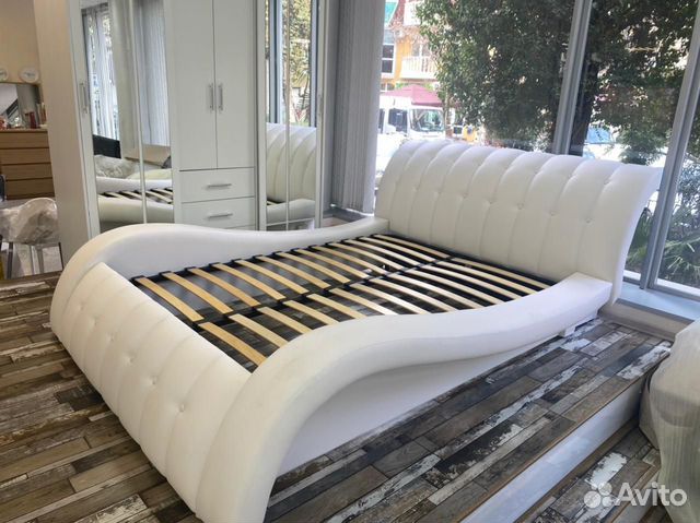 Кровать 180х200 белый Мадрид