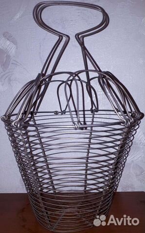 Редкая сумка/авоська для яиц Металл Старина Винтаж