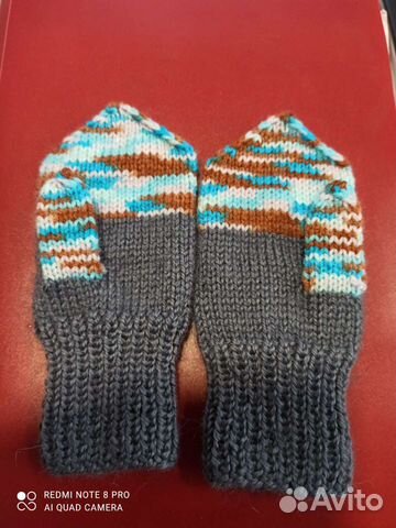 Варежки зимние детские