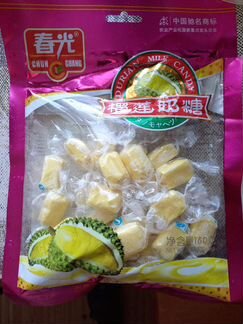 Кусочки дуриана в карамели