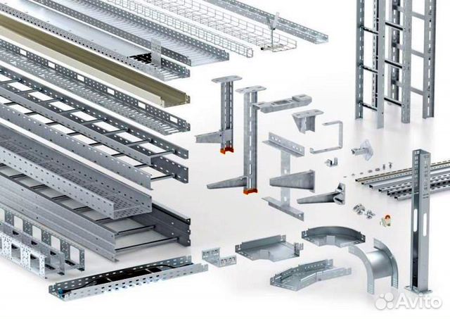 Кабельные лотки и полки