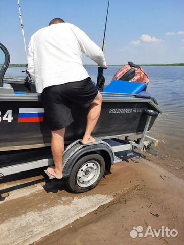 Подножка ступенька на лодочный прицеп оцинкованные