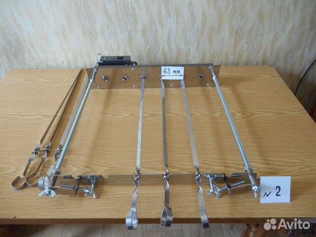 Электропривод шампуров 2в1