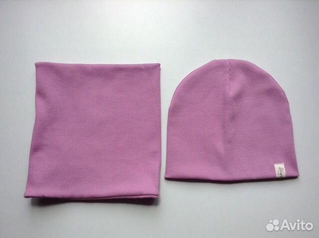 Новый комплект - демисезонная Шапка + Снуд 48-52