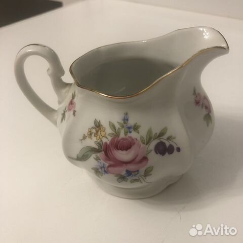 Молочник (сливочнмк/ соусник) фарфор Чехословакия