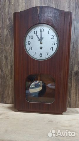 Старинные настенные механические часы очз СССР