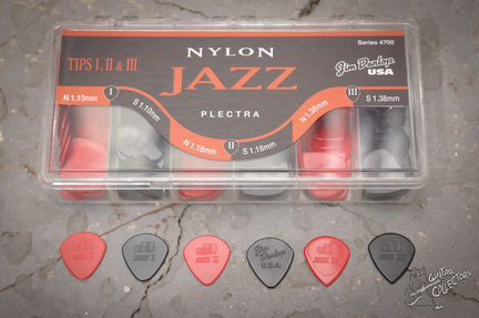 Dunlop Nylon Jazz I, II, III Медиаторы