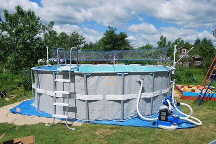 Каркасный бассейн магазин доставка