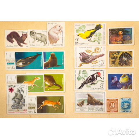 Почтовые марки СССР и разные страны 60-80е годы