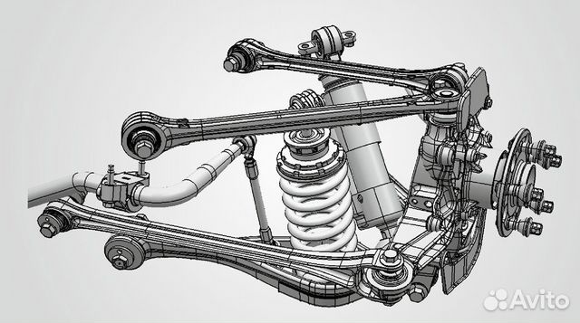 Комплект болтов передней подвески Audi VW Skoda