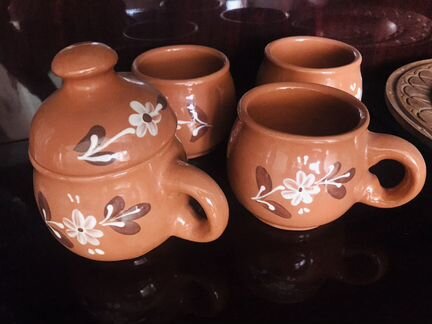 Новый керамический пищевой набор из 4-х изделий