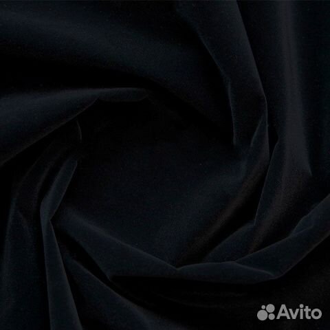Черный бархат ткань
