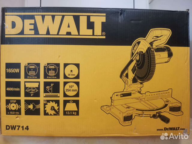 Торцовочная пила dewalt 714 купить в Энгельсе | Товары для дома и дачи ...