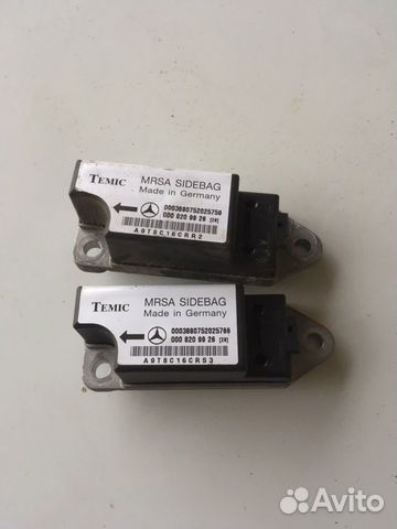 Датчик бокового удара на Мерседес w210 A0008209926