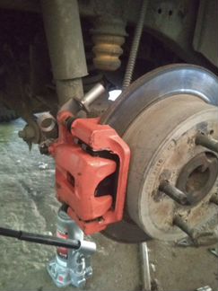 Задний суппорт ручник стояночный тормоз Ssangyong