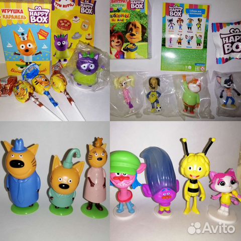 Фигурки Три кота, Барбоскины