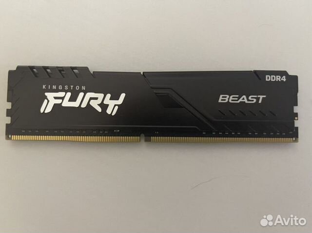 Kingston fury beast 8gb ddr4 kf436c17bbk2/16