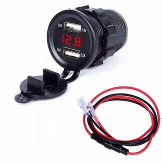 Автомобильное зарядное устройство (азу) USB 5V-2.1