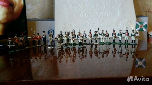 Коллекционные оловянные миниатюры солдат