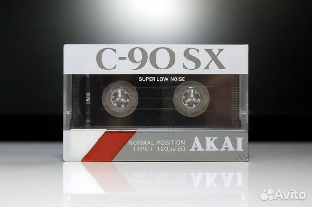 Аудиокассета Akai SX C-90 редкая