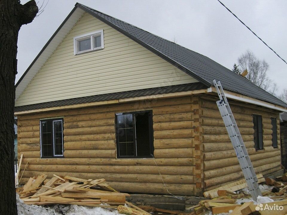 Баня в лапу отделка снаружи