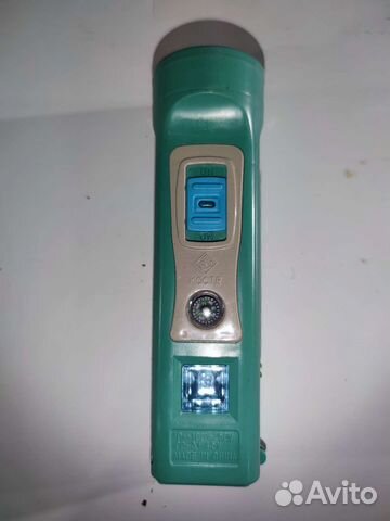 Фонарь СССР советский, аккумулятор неисправен