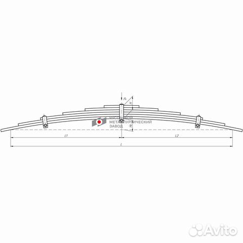 Рессора задняя камаз 6520