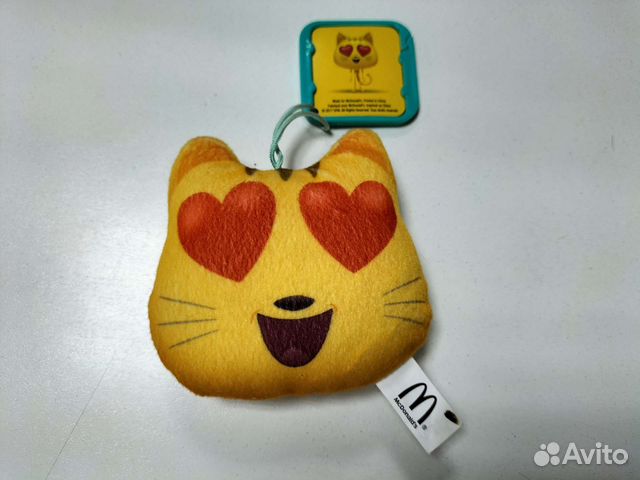 Мягкая игрушка из Макдональдса. Котик