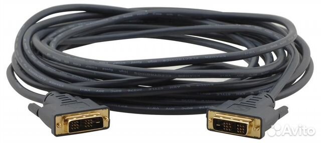 Кабель DVI - DVI, 10 м (новый)