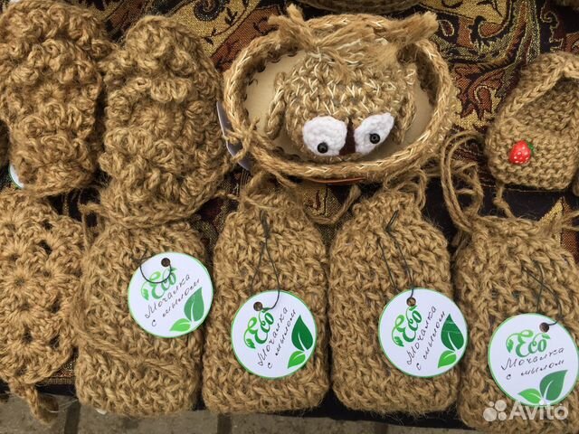 Изделия из эко материала джут, ручная работа