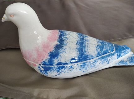 Винтаж,Масленка Голубь.Кузнецов. 19 век