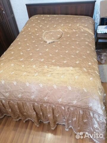 Покрывало и комплект штор с тюлем