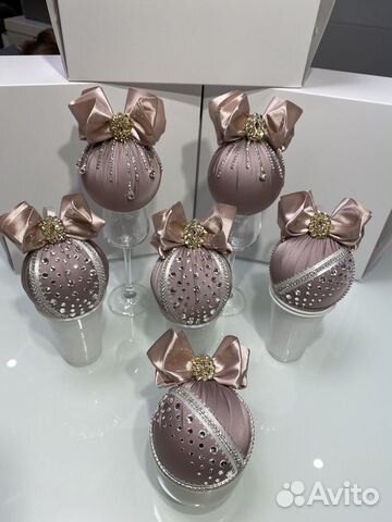 Новогодние шарики ручной работы