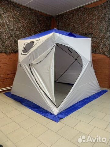 Зимняя палатка куб для рыбалки 4-местннаяCoolwalk