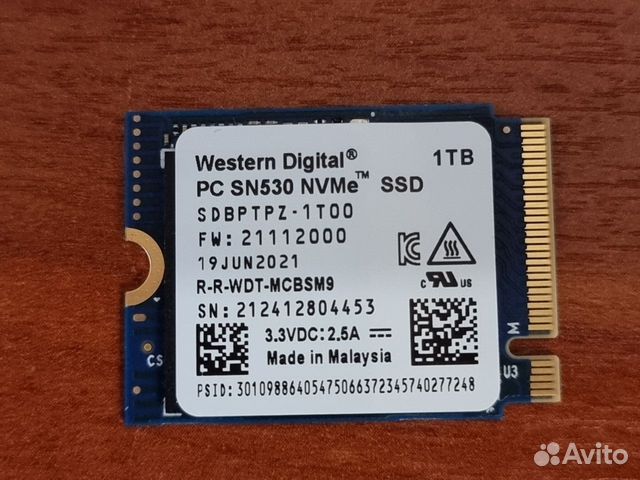 Nvme wdc pc sn530 sdb что это