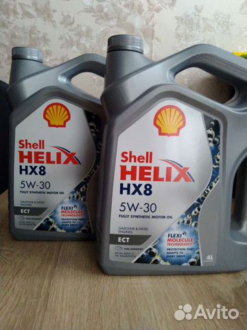 Масло моторное Shell helix hx8 5w30 ECT