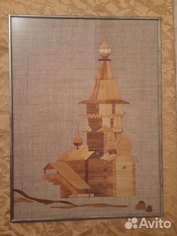 Панно из соломки