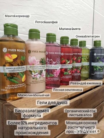 Гель для душа ив роше