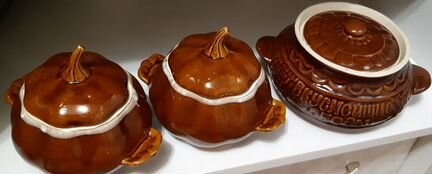 Глиняные горшочки для запекания