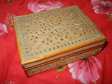Шкатулка ручная работа 20x15x5 см СССР