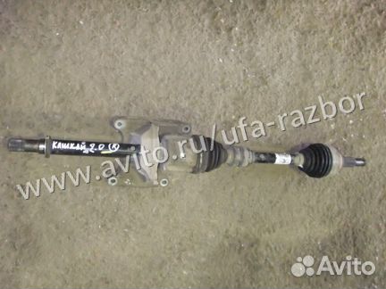 Полуось передняя правая nissan qashqai j10
