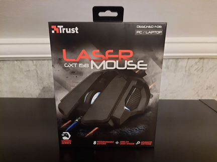 Мышь Trust GXT 158 Laser Gaming Mouse Black USB
