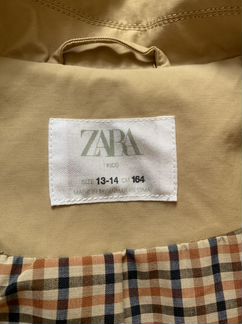 Продаю плащ zara kids рост 164. В отличном состоян