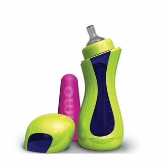 Бутылочка iiamo go (зелено-голубая) + один элемент